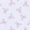 Baby's Teddy Footie - Pink
