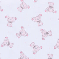 Baby's Teddy Footie - Pink