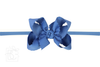 Nylon Headband w/ Scalloped Bow (Mult. Colors)