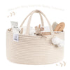 Rope Diaper Caddy - Beige