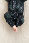Onyx Tie-Dye Bamboo Footie Sleeper