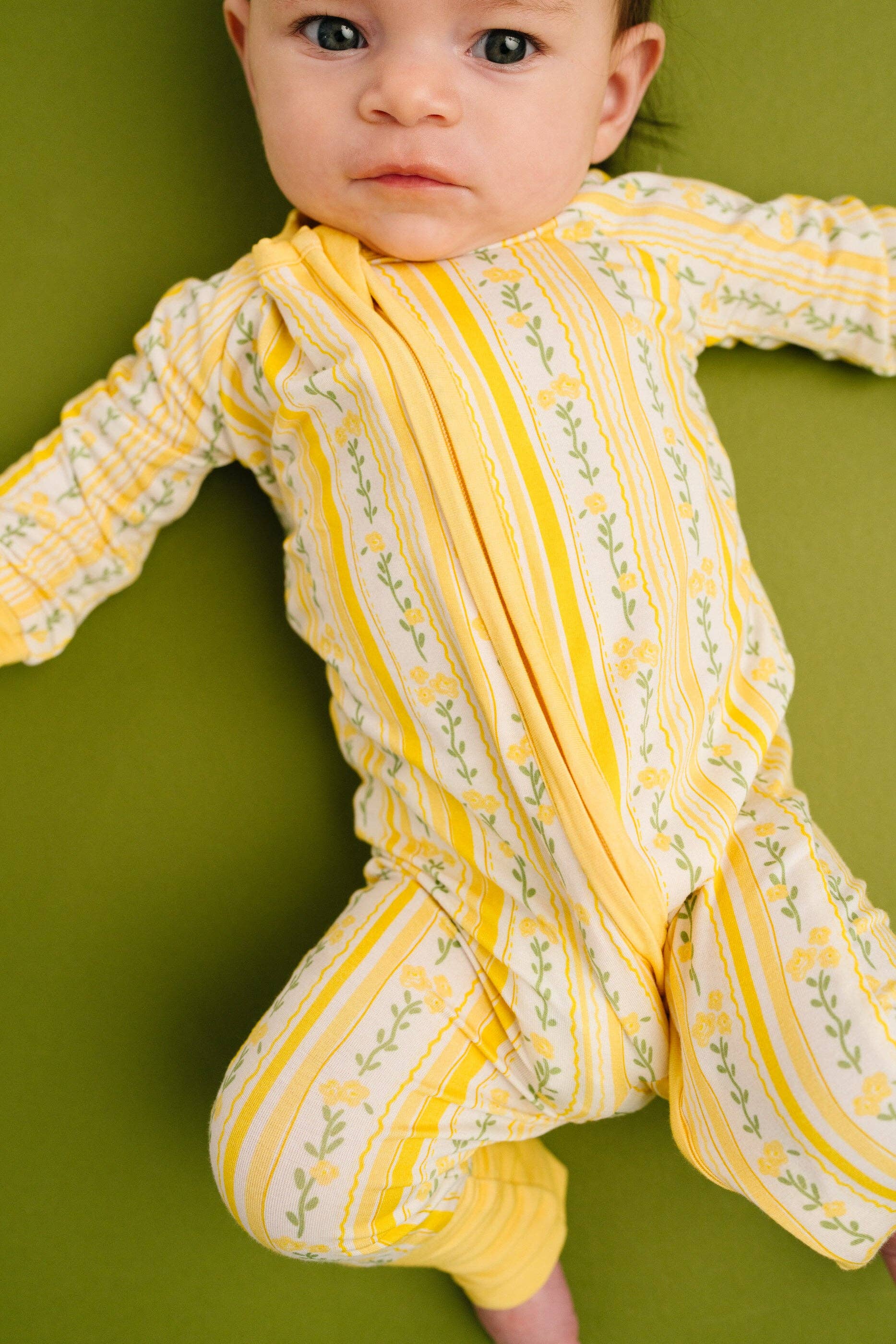 Sunny Meadow Stripe Bamboo Sleeper