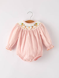 Thanksgiving Embroidery Smock Bubble