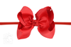 Nylon Headband w/ Scalloped Bow (Mult. Colors)