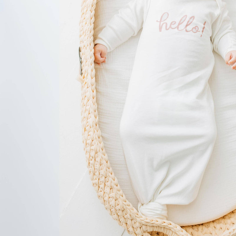Hello! Knot Gown in Dusty Rose