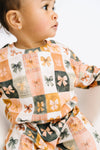 Bow Patchwork Sweatsuit