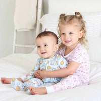 Silly Goose Zipper Footie | Blue