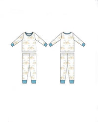 Nativity Two Piece Pajama Pants Set