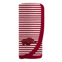 Arkansas Razorbacks Striped Blanket