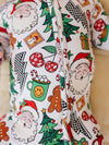 Christmas Vibes Bamboo Zip Romper
