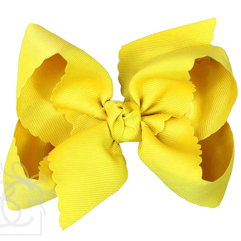 Scalloped Edge Bow