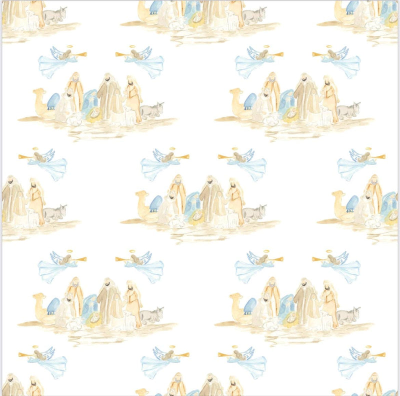 Nativity Two Piece Pajama Pants Set