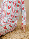 Retro Candy Cane Bamboo Two Piece Set