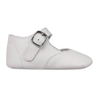 Darcy Crib-White Leather
