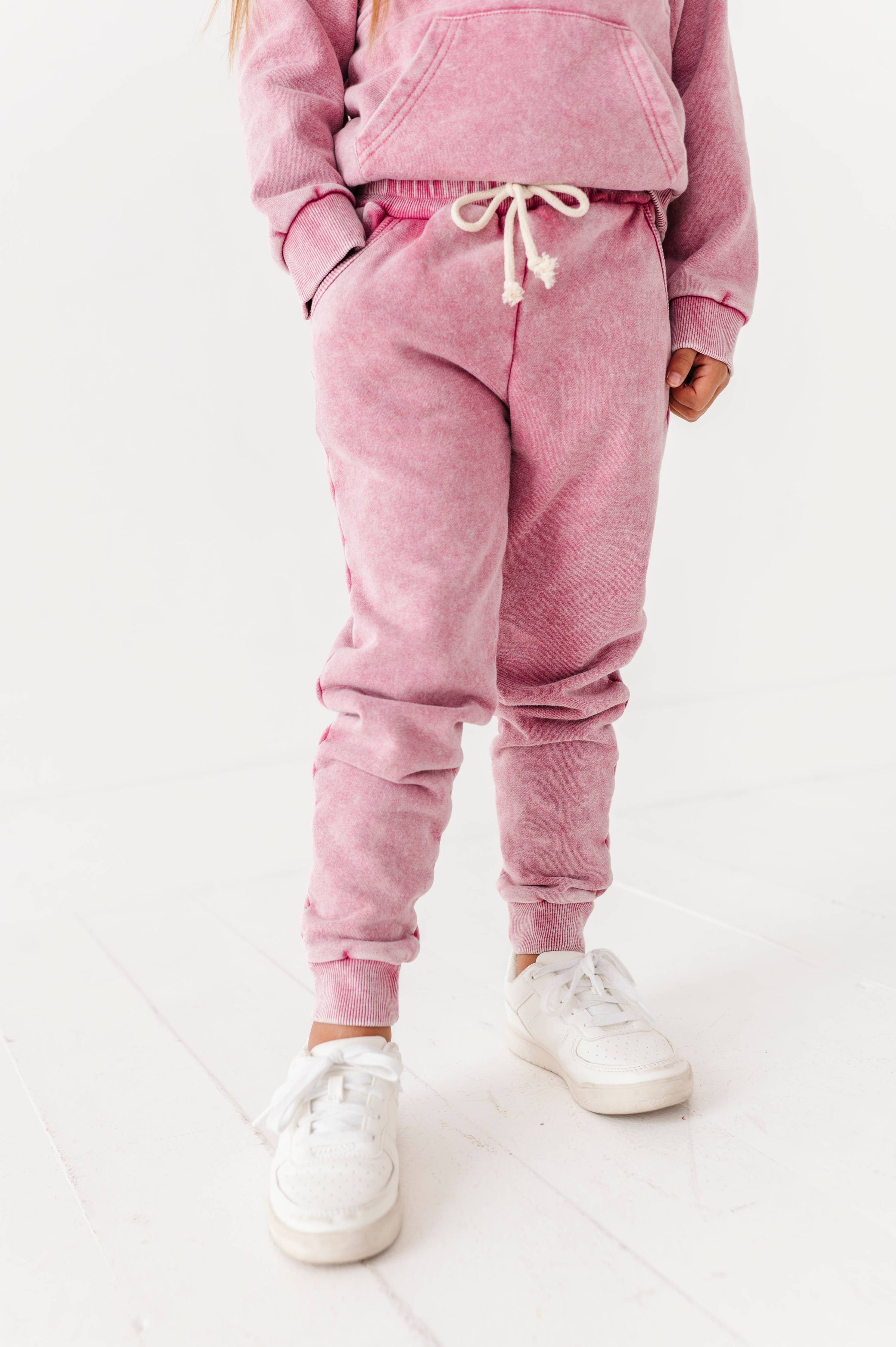 MAUVE | Vintage 1/4th HOODIE-JOGGER Set