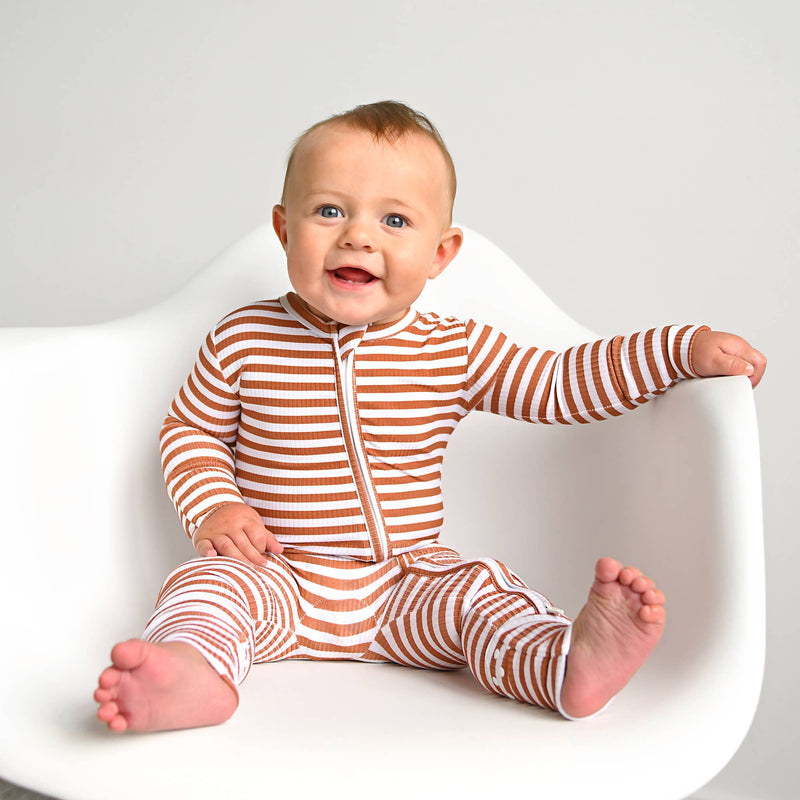 Chase Brown Ribbed Sleeper