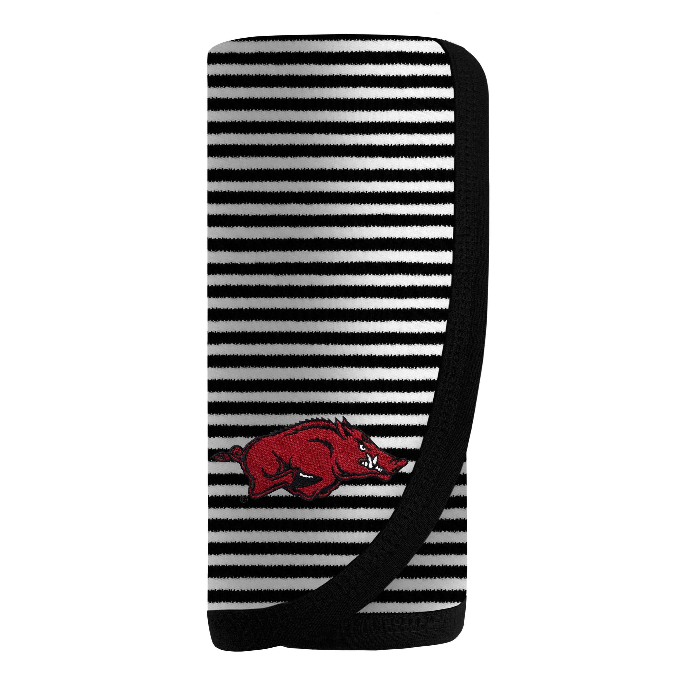 Arkansas Razorbacks Striped Blanket