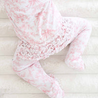 Fancy Frills Ruffle Zipper Footie