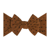 Baby Bling® Shabby Dot Knot soft nylon headband