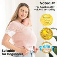KeaBabies Original Baby Wrap Carrier