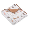 Puppies Baby Cotton Muslin Blanket