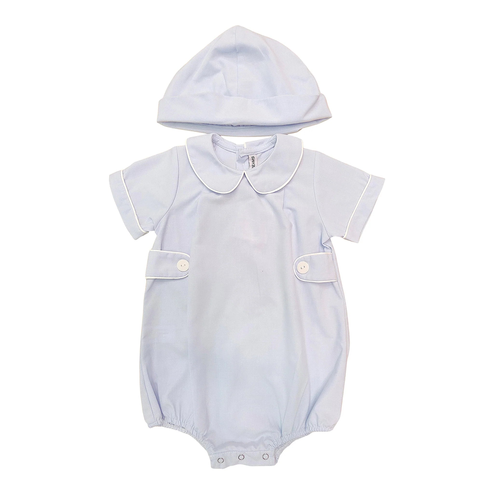Blue Boy Bubble Infant Set