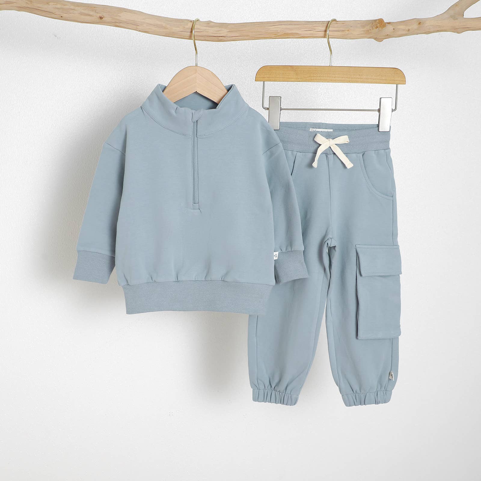 The French Terry Organic Cotton Beach Jogger Set