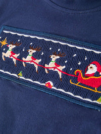Navy Santa Sleigh Boys Set