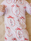 Pink Nutcracker Bamboo Zip Romper