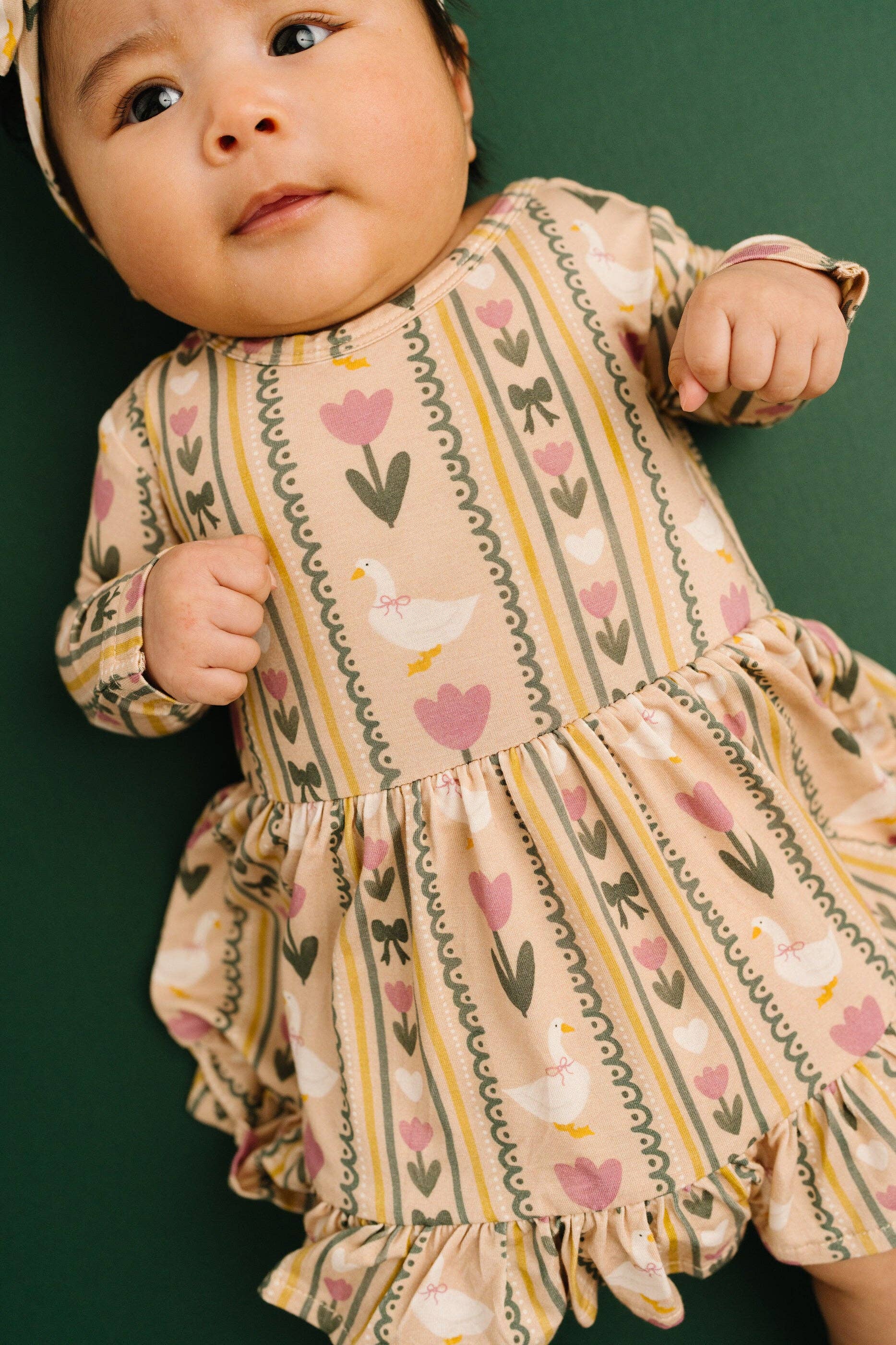 Spring Goose Bodysuit Bamboo Dress