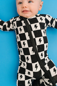 Electric Checkered Bamboo Sleeper