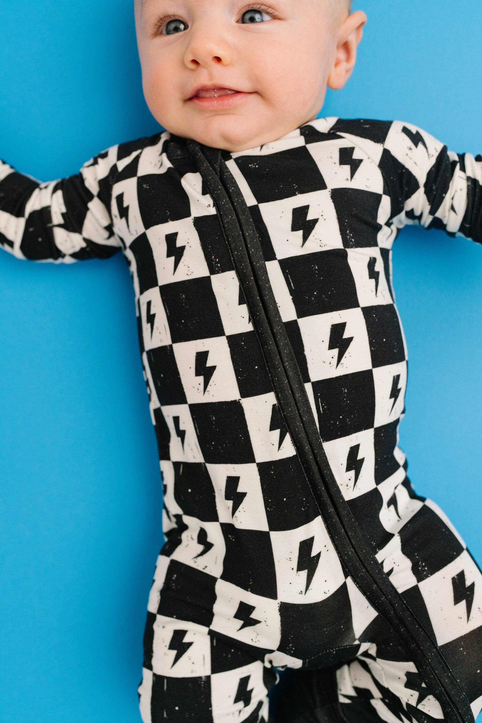 Electric Checkered Bamboo Sleeper