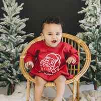 Vintage Santa Sweatshirt Bubble