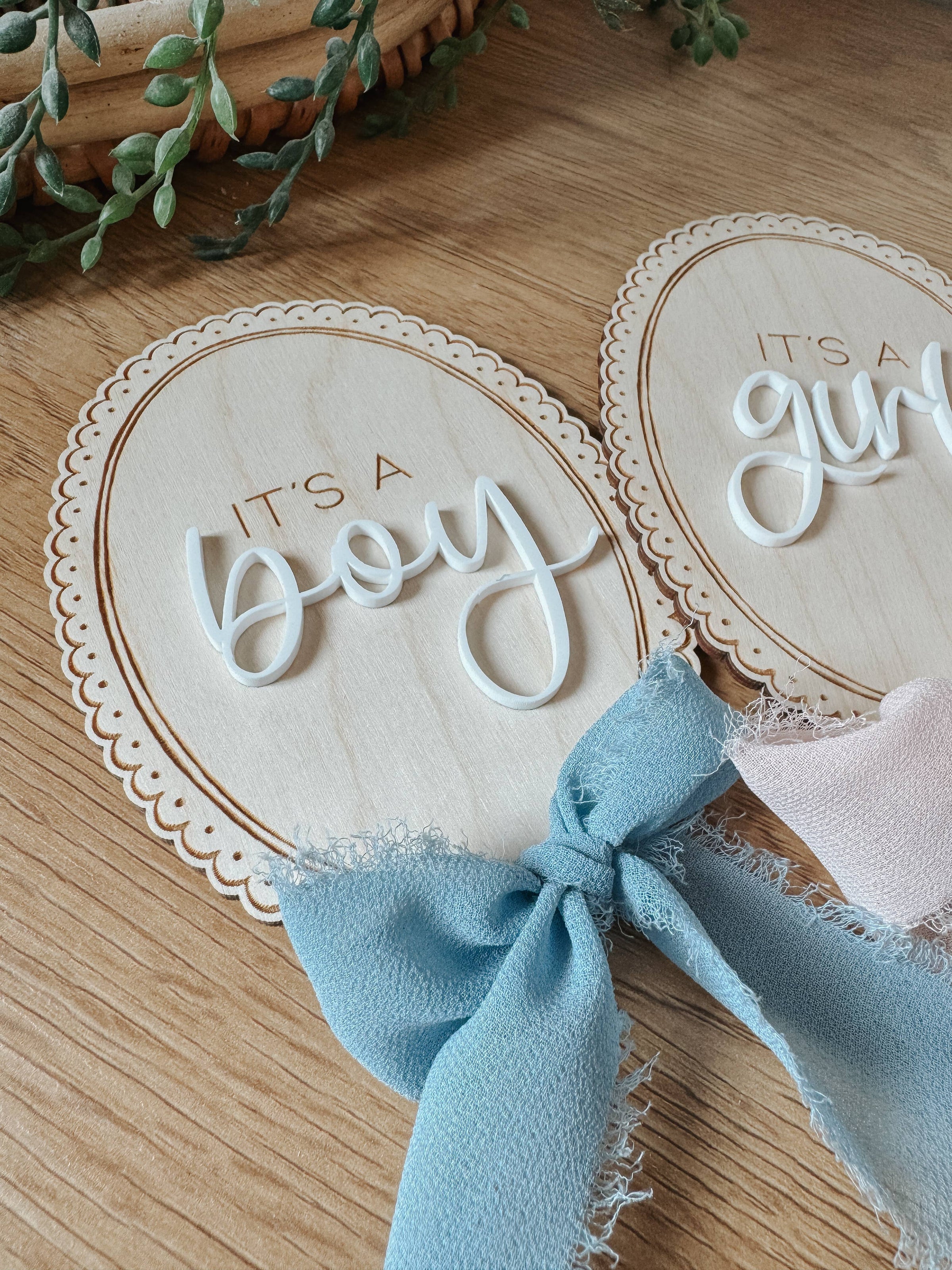 Gender Announcement Sign – A Charming Photo Prop
