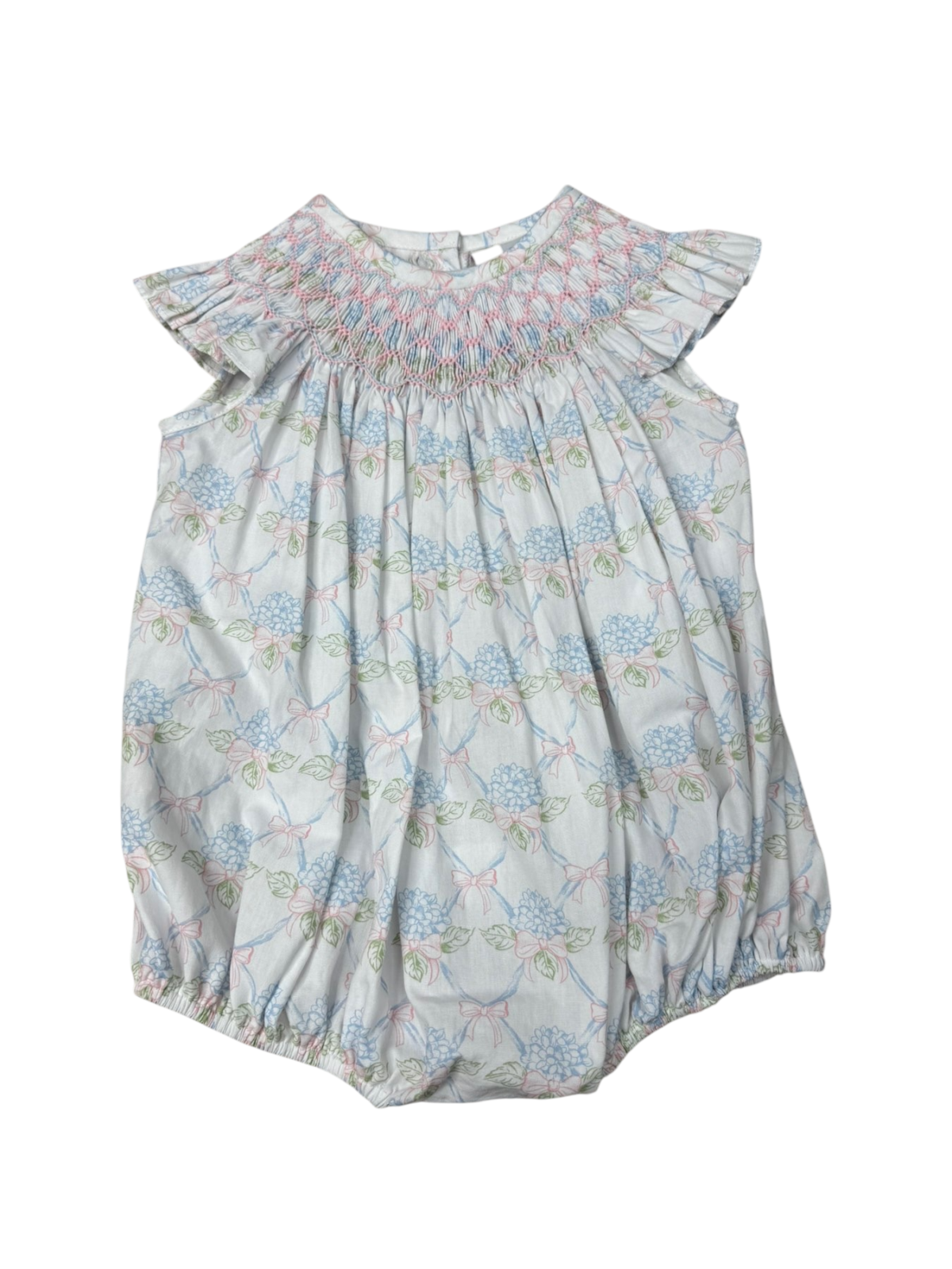 Endless Summer Hydrangea Smocked Bubble