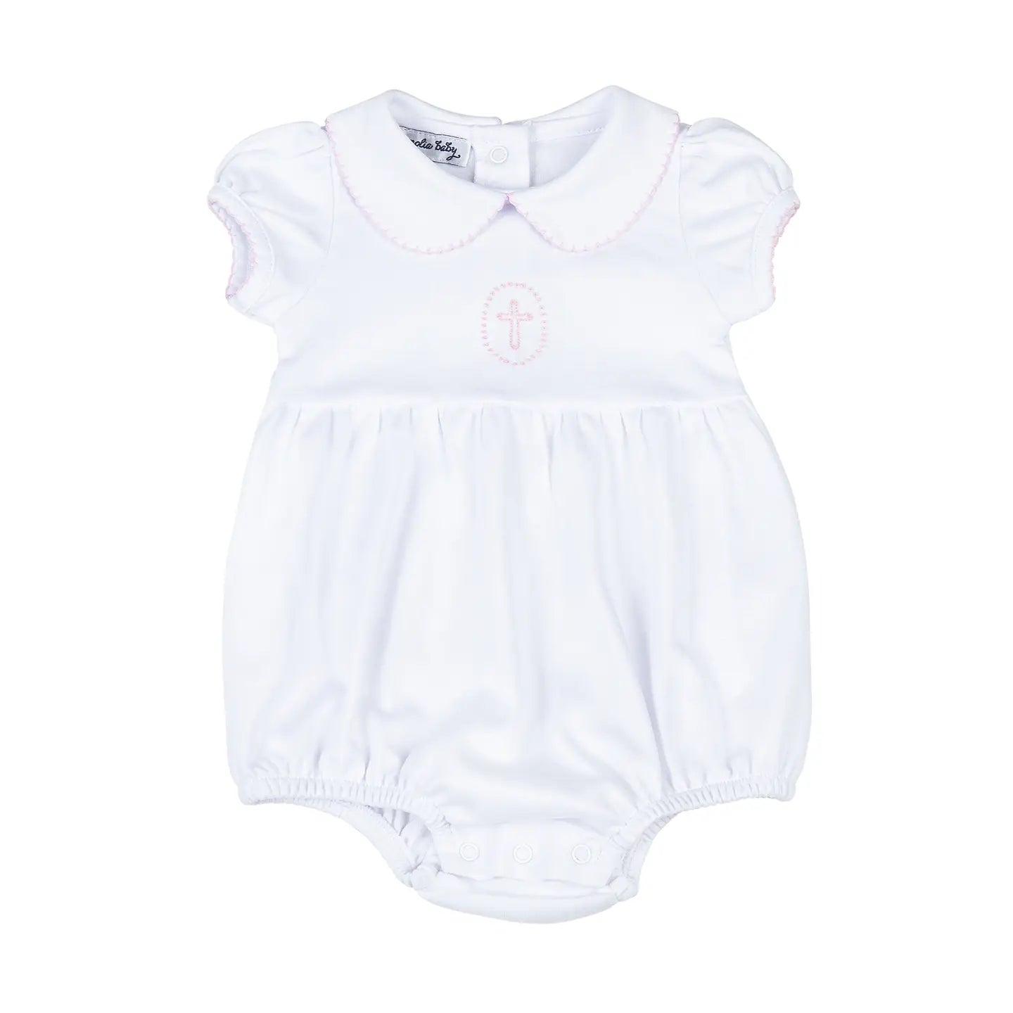 Blessed Embroidered Collared Bubble