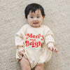 Merry & Bright Christmas Sweatshirt Romper