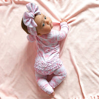 Juniper RUFFLE ZIP Easter Floral Bamboo Sleeper