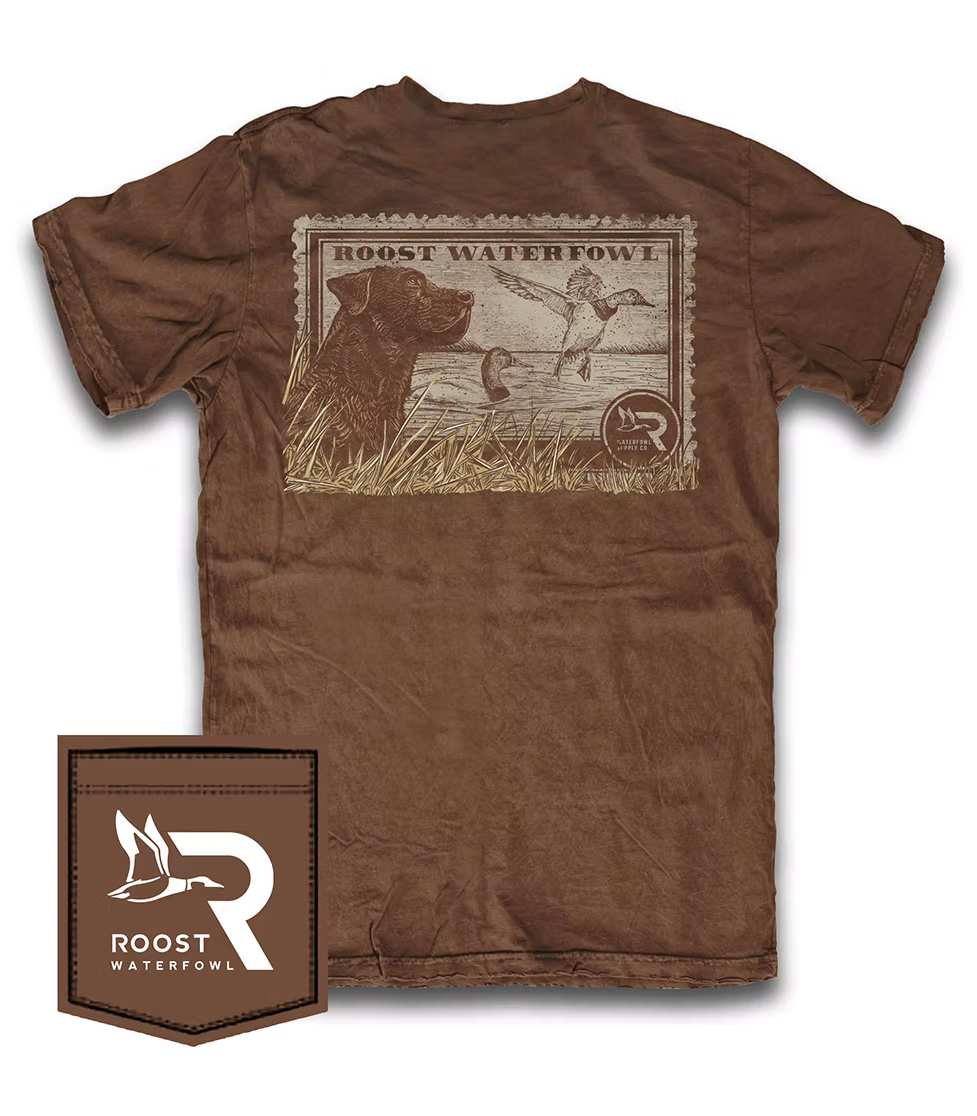 Roost Brown Lab Stamp