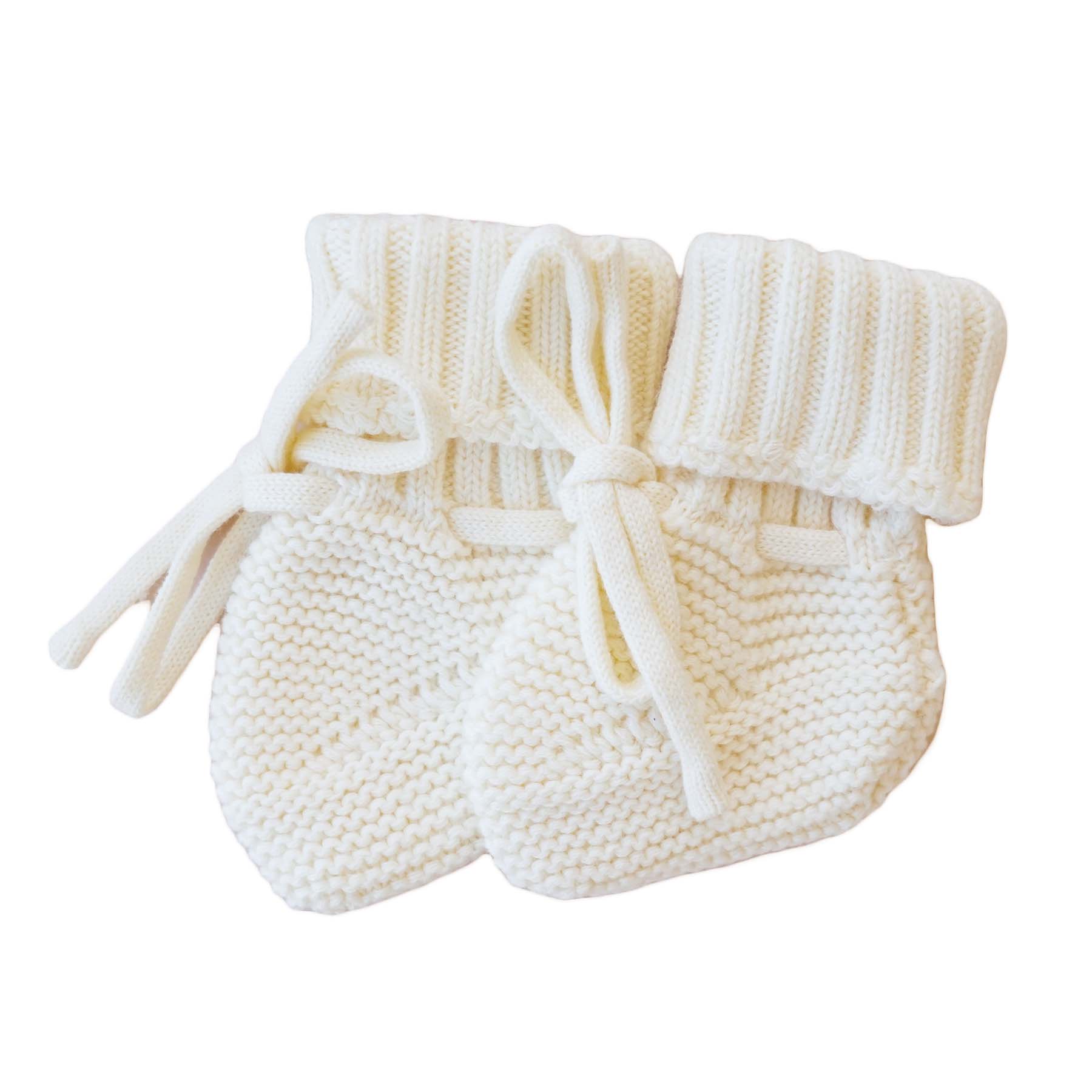 Knit Baby Booties