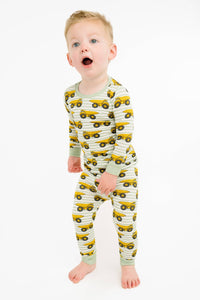 Dump Trucks Bamboo 2 Piece Set