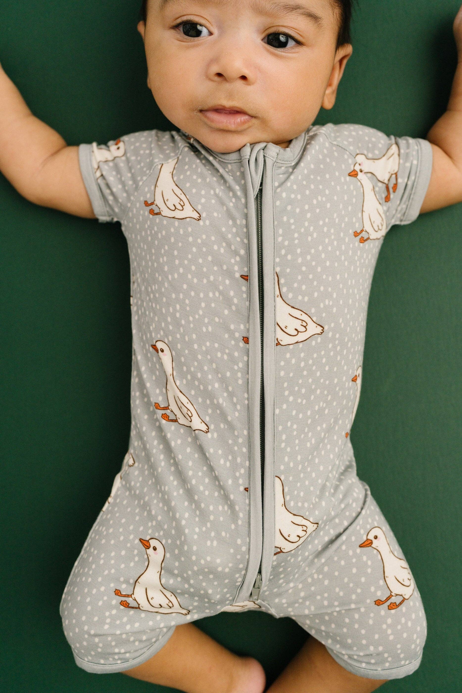 Classic Goose Bamboo Short Romper