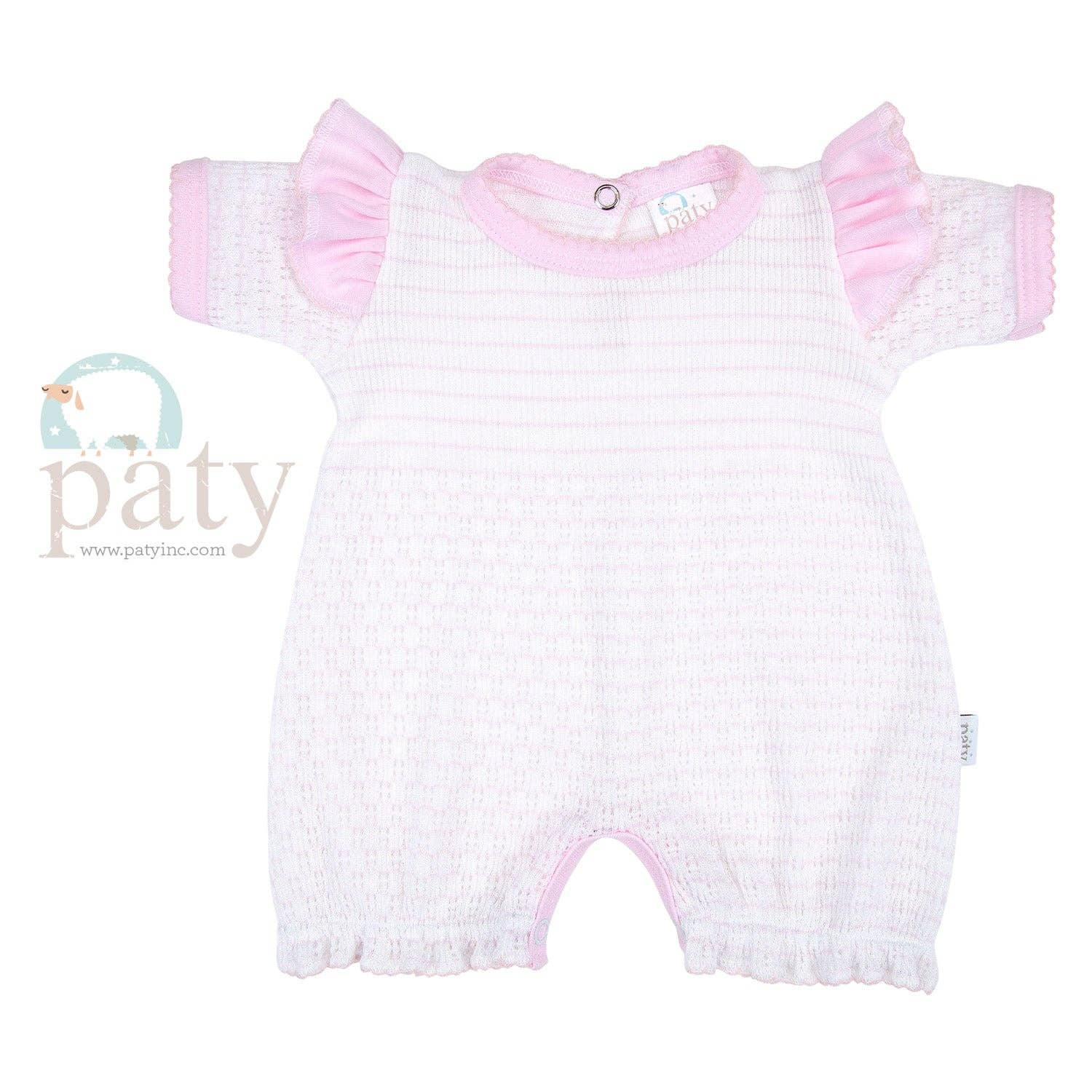 Paty Knit Angel Sleeve Bubble (Pima Trim)