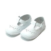 Angel Baby Birdie White Leather T-Strap Mary Jane (Baby)