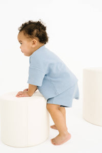 Morning Sky Waffle Slouchy Set
