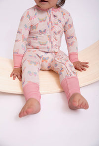 Butterfly Bliss - Convertible Zip PJs