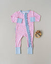 Lillian Leopard Bamboo Ruffle Footie Sleeper