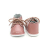 Bella Scalloped Bootie (Baby) in Vintage Rose