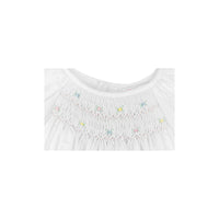 Daygown with Raglan Sleeves and Embroidered Hem