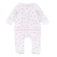 Twinkle Toes Print Zip Footie